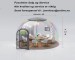 Luksus Dome FSS400  - vinterhage 12,5m2